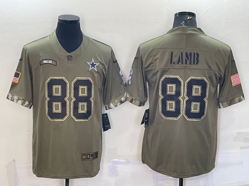 Men Dallas Cowboys #88 Lamb Green 2022 Vapor Untouchable Limited Nike NFL Jersey->women nfl jersey->Women Jersey